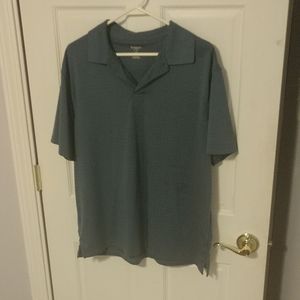 Blue Haggar polo shirt